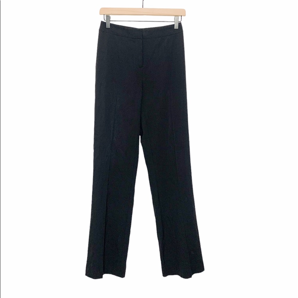 Lafayette 148 New York Black Wool Trouser Pants 2